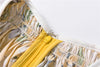 Printed Satin Dress - Yellow