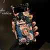 Samsung Galaxy Z Flip4 Case With Ring - Pink Roses